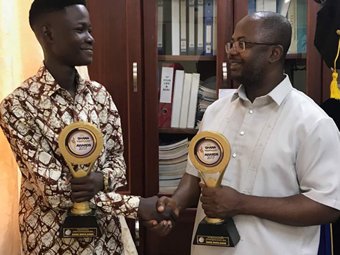 Daniel Boifio and Prof Daniel Bediako Image