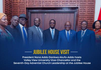 VVU Officers Pay Courtesy Visit to the Jubilee House