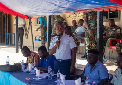 Flt. Nelson Officer Ocloo Standing